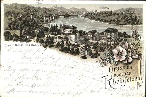 Rheinfelden Baden Grand Hotel Salines Kat. Rheinfelden (Baden)