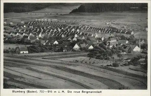 Blumberg Baden Neue Bergmannstadt / Blumberg /Schwarzwald-Baar-Kreis LKR