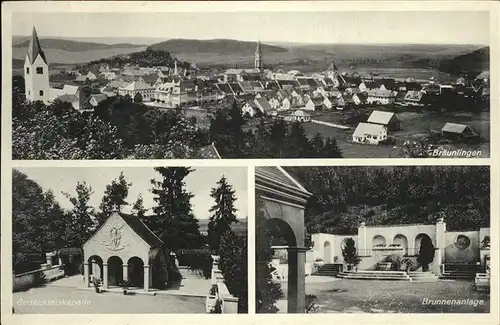 Braeunlingen Brunnenanlage
Gedaechtniskapelle Kat. Braeunlingen