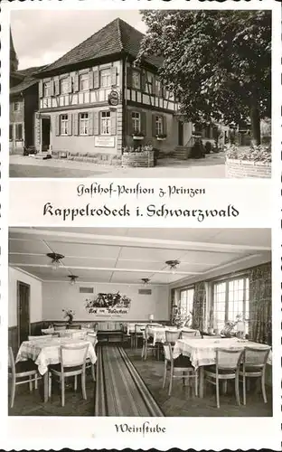 Kappelrodeck Pension zum Prinzen Kat. Kappelrodeck