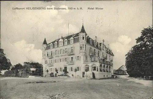 Heiligenberg Baden Hotel Winter Kat. Heiligenberg