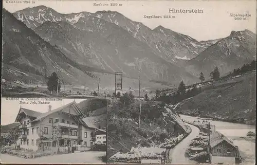 Hinterstein Bad Hindelang Gasthof Steinadler / Bad Hindelang /Oberallgaeu LKR