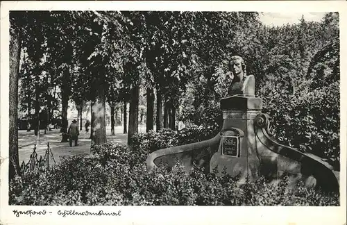 Herford Schiller Denkmal  Kat. Herford