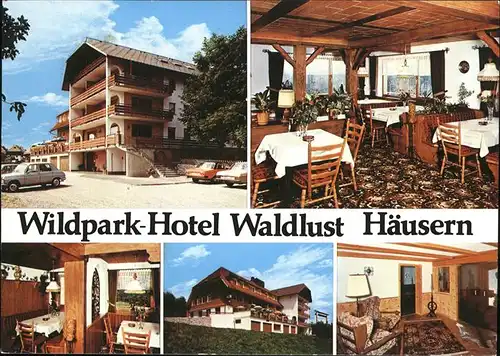 Haeusern Schwarzwald Wildpark Hotel Waldlust Kat. Haeusern