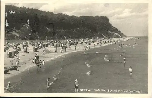 Bansin Strand Langenberg Kat. Heringsdorf