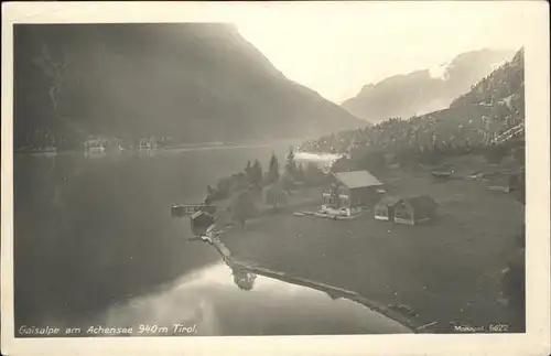 Achensee Gaisalpe Kat. Eben am Achensee