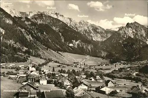 Hinterstein Bad Hindelang  / Bad Hindelang /Oberallgaeu LKR