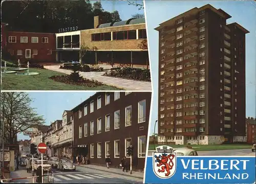 Velbert Stadtbad Fliether-Hochhaus Poststrasse Kat. Velbert