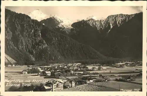 Mayrhofen Ahornspitze Zillertal Kat. Mayrhofen