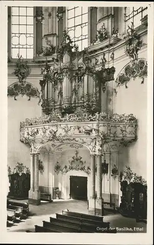 Ettal Orgel der Basilika Kat. Ettal