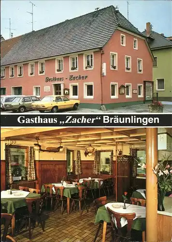 Braeunlingen Gasthaus Zacher Kat. Braeunlingen