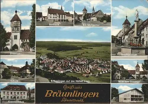 Braeunlingen Stadtansichten Kat. Braeunlingen