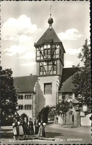 Braeunlingen Muehlentor Trachten Kat. Braeunlingen