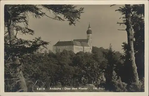 Andechs ueber dem Klental Kat. Andechs