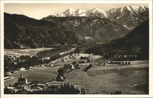 Kreuth Tegernsee Gesamtansicht Halserspitze Kat. Kreuth