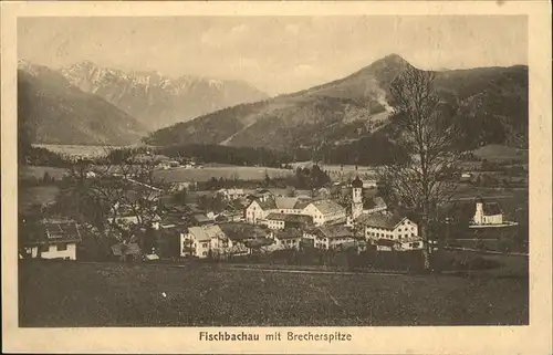 Fischbachau Gesamtansicht Brecherspitze Kat. Fischbachau