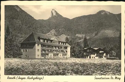 Kreuth Tegernsee Sanatorium Dr. May Kat. Kreuth