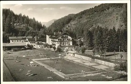 Kreuth Tegernsee Hotel Post Schwimmbad Kat. Kreuth