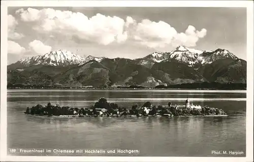 Chiemsee Fraueninsel Hochgern Kat. Chiemsee