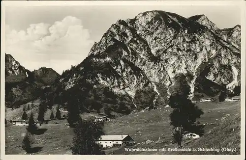 Schleching Wuhrsteinalm Breitenstein Kat. Schleching