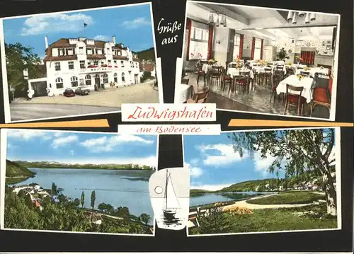 Ludwigshafen Bodensee Hotel Pension Zum goldenen Loewen Kat. Bodman-Ludwigshafen