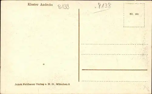 Andechs Kloster Andechs Kat. Andechs