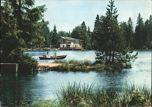 Marktredwitz Rasthaus Fichtelsee Waldbad Kat. Marktredwitz