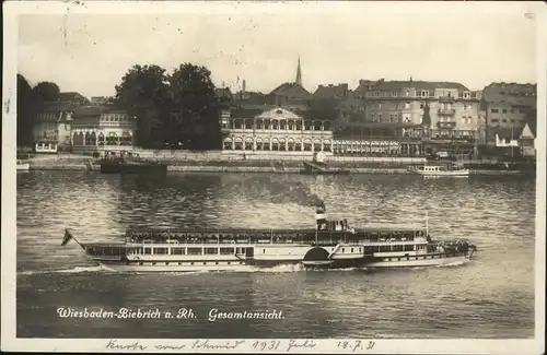 Biebrich Wiesbaden Schiff / Wiesbaden /Wiesbaden Stadtkreis