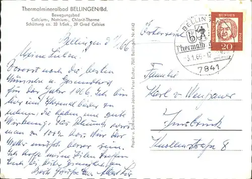 Bad Bellingen Thermalbad Kat. Bad Bellingen