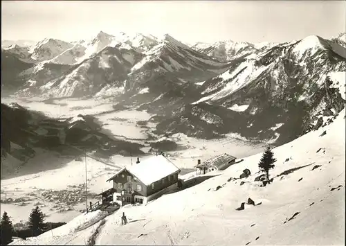 Marquartstein Hochgernhaus Achental Hochplatte Geigelstein Kat. Marquartstein