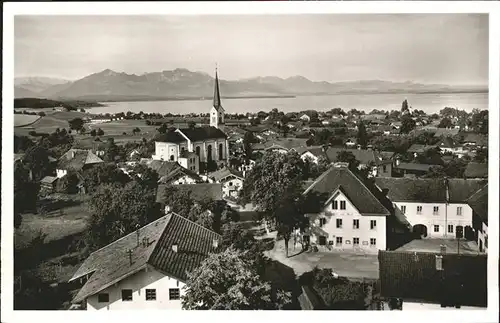 Chieming Chiemsee Chiemsee, Hochplatte, Kampenwand / Chieming /Traunstein LKR