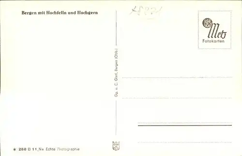 Bergen Chiemgau Hochfelln, Hochgern / Bergen /Traunstein LKR