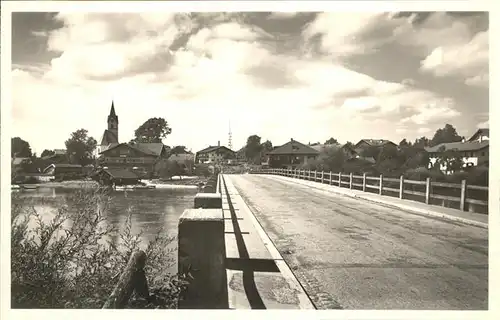 Chiemsee Seebruck Bruecke Kat. Chiemsee