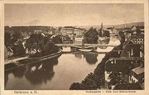 Heilbronn Neckar Neckarpartie Bollwerkturm Kat. Heilbronn