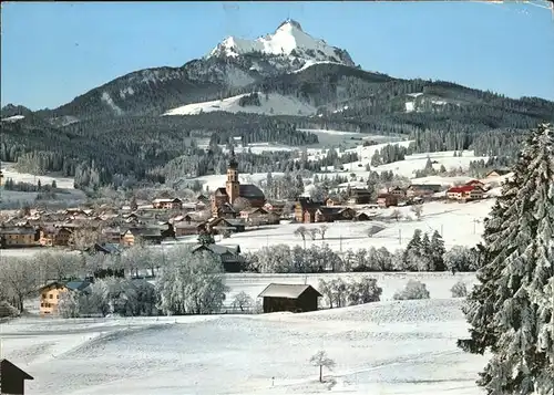 Wertach Wintersportplatz Schnee Allgaeu Kat. Wertach