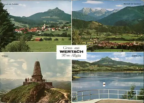 Wertach Gruenten See Kat. Wertach