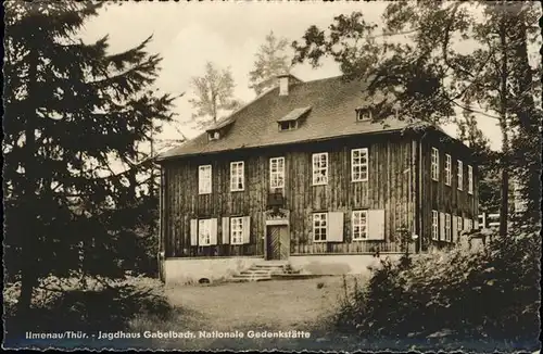 Ilmenau Jagdhaus Gabelbach Kat. Ilmenau