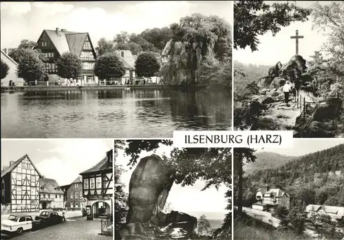 Ilsenburg Forellenteich Paternosterklippen Ilsestein Kat. Ilsenburg Harz