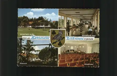 Hahnenklee-Bockswiese Wandelhalle Konzertsaal Kat. Goslar