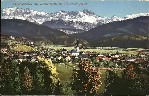 Partenkirchen Dreitorspitze Wettersteingebiet Kat. Garmisch-Partenkirchen