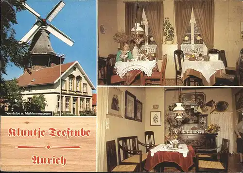 Aurich Ostfriesland Kluntje Teestube, Muehlenmuseum / Aurich /Aurich LKR