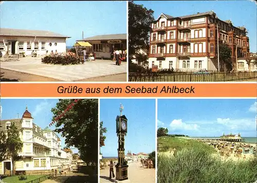 Ahlbeck Seebad Strandpromenade FDGB Erholungsheim Kat. Heringsdorf