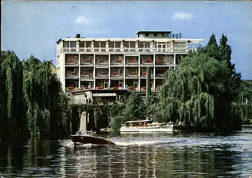 Heilbronn Neckar Insel Hotel Schiff Motorboot Kat. Heilbronn