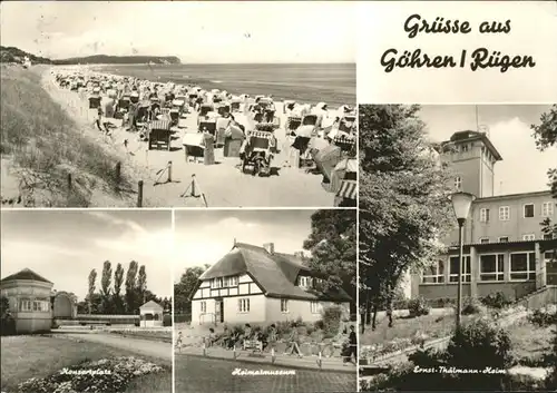 Goehren Ruegen Ernst-Thaelmann-Heim Strand Konzertplatz Kat. Goehren Ruegen
