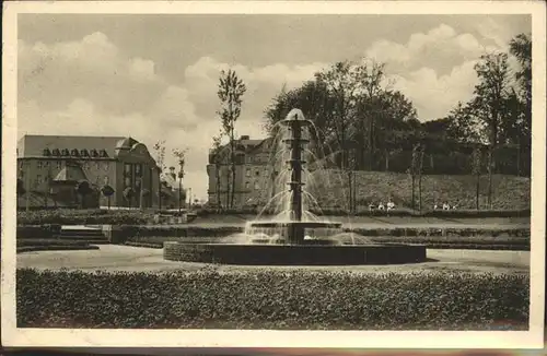 Glauchau Brunnen Oswald Seyfert-Park Kat. Glauchau