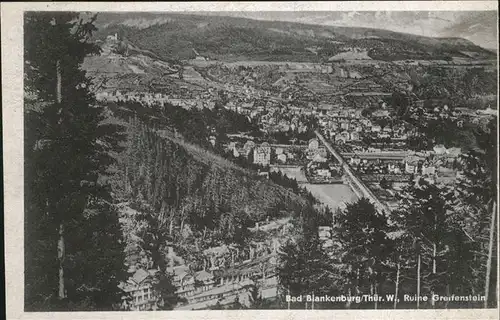 Bad Blankenburg Ruine Grafenstein Kat. Bad Blankenburg