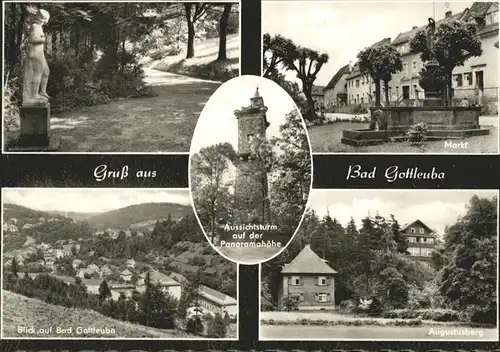 Bad Gottleuba-Berggiesshuebel Markt Augustusberg Panoramahoehe Kat. Bad Gottleuba-Berggiesshuebel