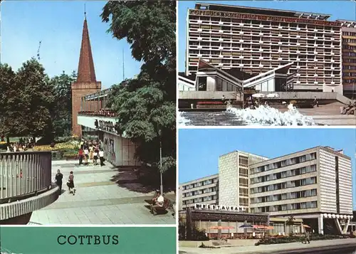 Cottbus Am Stadttor Centrum Warenhaus Hotel Lausitz Kat. Cottbus