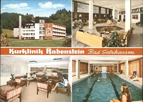 Bad Salzhausen Kurklinik Rabenstein Kat. Nidda