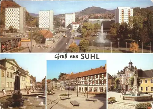 Suhl Steinweg Rathaus Waffenschmied Kat. Suhl